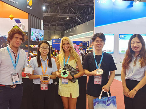 Group photo of 2023 Shanghai INTERTRAFFIC exhibition