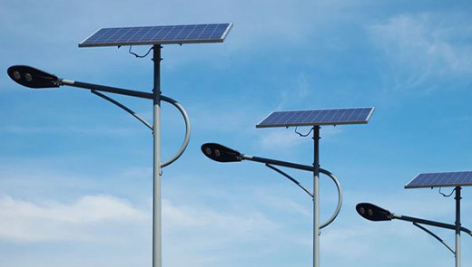Solar street lights that can be used as landscape lights