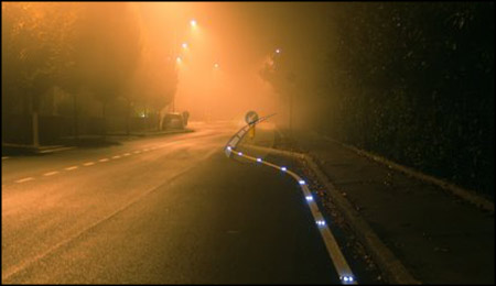 solar road studs