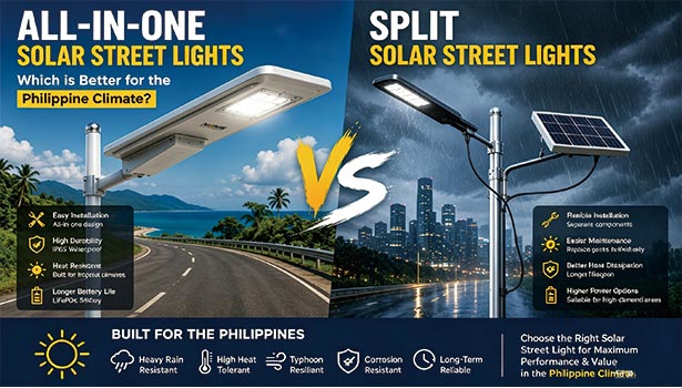 All-in-One vs. Split Solar Street Lights